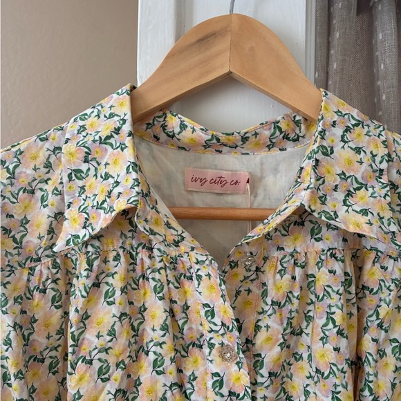 Ivy City Co Yellow Floral Dress - Picture 4 of 6